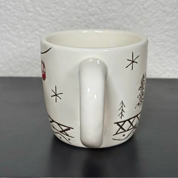 Potter's Studio SKI VILLAGE Winter Snow Theme Mug NEW - Picture 5 of 6